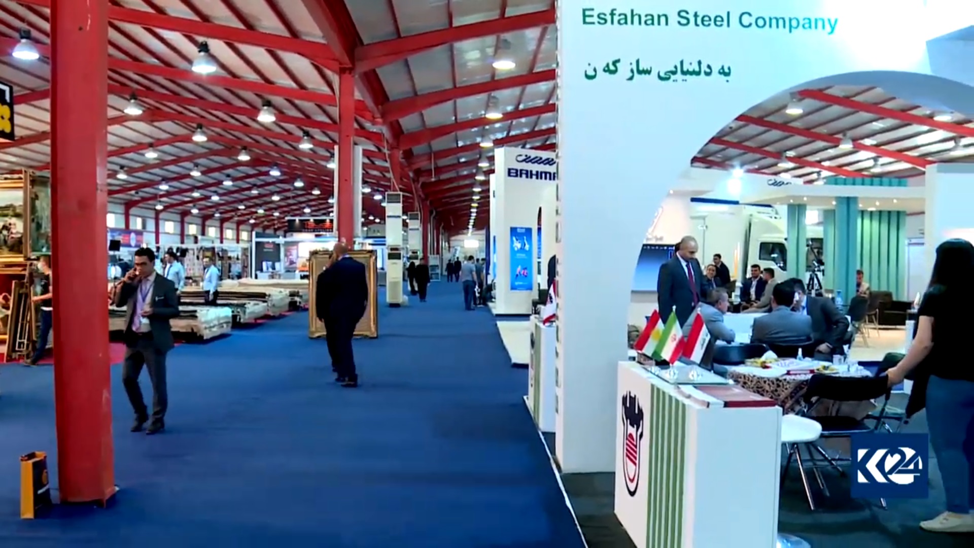 استمرار فعاليات المعرض الشامل للصناعات الإيرانية في أربيل